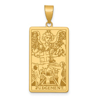 14ky Judgement Tarot Card Pendant-XM730