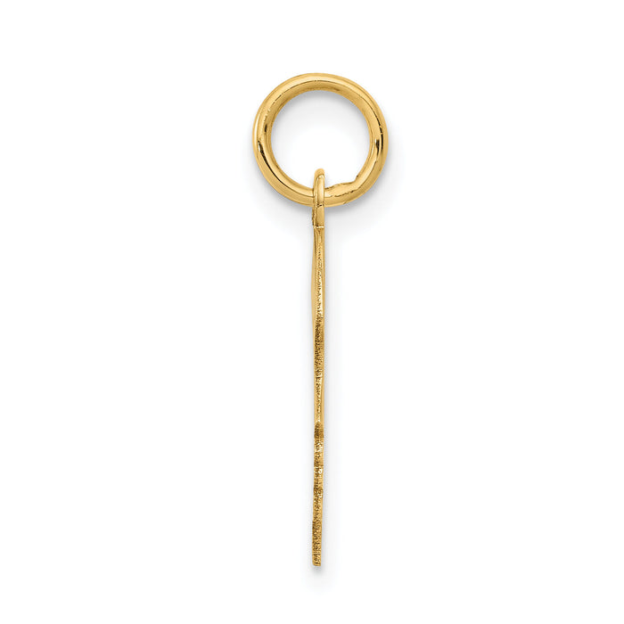 14k .013 Depth Engravable Girl Head Charm-XM95/13