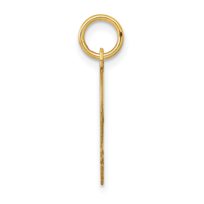14k .013 Depth Engravable Boy Head Charm-XM96/13