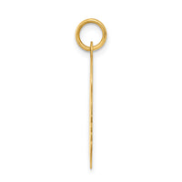 14k .013 Depth Engravable Girl Head Charm-XM97/13
