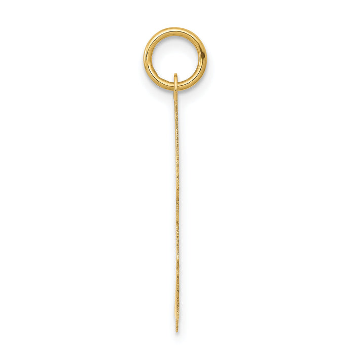 14k .013 Depth Engravable Boy Head Charm-XM98/13