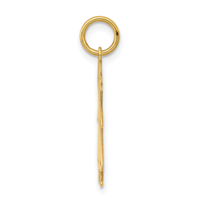 14k .011 Depth Engravable Girl Charm-XM99/11