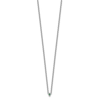 14k White Gold1 Birthstone Mother's Necklace Mounting-XMP33/1W
