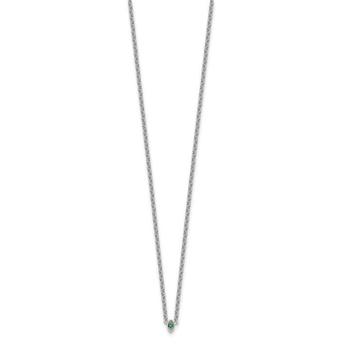 14k Yellow Gold1 Birthstone Mother's Necklace Mounting-XMP33/1Y