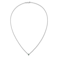 14k White Gold1 Birthstone Mother's Necklace Mounting-XMP33/1W