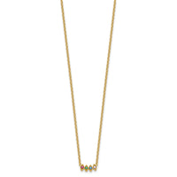 14k 4 Birthstone Mother's Necklace Mounting-XMP33/4Y