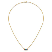 14k 4 Birthstone Mother's Necklace Mounting-XMP33/4Y