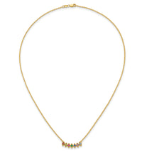 14k 7 Birthstone Mother's Necklace Mounting-XMP33/7Y