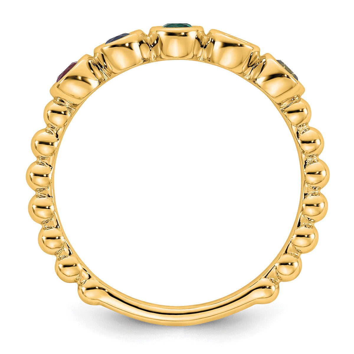 14k 5 Birthstone Mother's Ring Mounting-XMR102/5Y