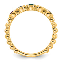 14k 5 Birthstone Mother's Ring Mounting-XMR102/5Y