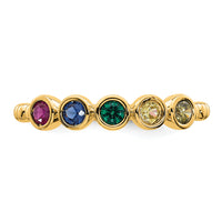 14k 5 Birthstone Mother's Ring Mounting-XMR102/5Y