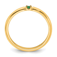 14k Yellow Gold Mother's Ring Mounting-XMR104/1Y