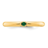 14k Yellow Gold Mother's Ring Mounting-XMR104/1Y