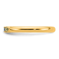 14k Yellow Gold Mother's Ring Mounting-XMR104/4Y
