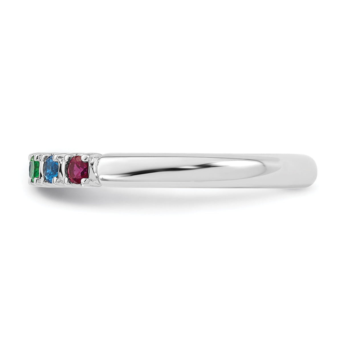 14k White gold Mother's Ring Mounting-XMR104/5W