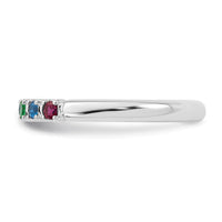14k White gold Mother's Ring Mounting-XMR104/5W