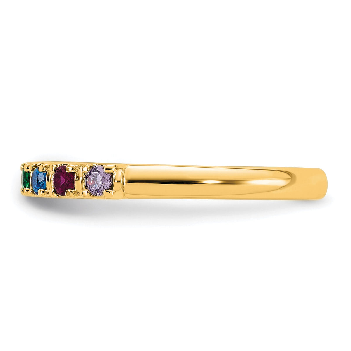 14k Yellow Gold Mother's Ring Mounting-XMR104/7Y