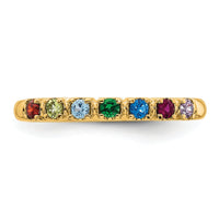14k Yellow Gold Mother's Ring Mounting-XMR104/7Y