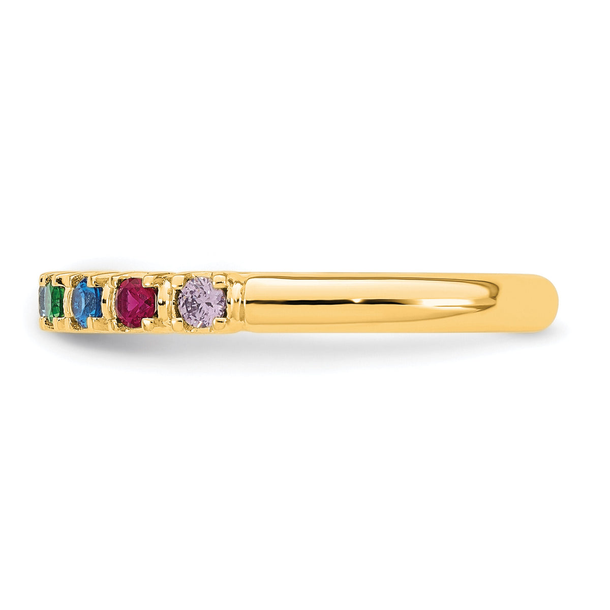 14k Yellow Gold Mother's Ring Mounting-XMR104/8Y