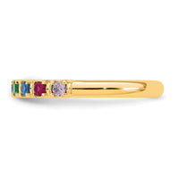 14k Yellow Gold Mother's Ring Mounting-XMR104/8Y
