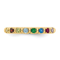 14k Yellow Gold Mother's Ring Mounting-XMR104/8Y