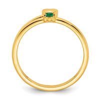14k Heart with 1 Birthstone Mother's Ring Mounting-XMR106/1Y