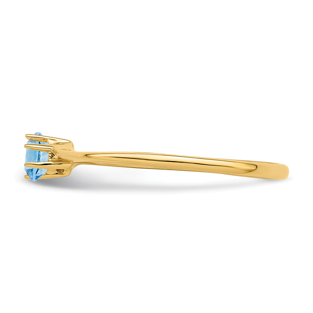 14k Polished 1-Stone Mothers Ring Mounting-XMR15/1