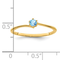 14k Polished 1-Stone Mothers Ring Mounting-XMR15/1