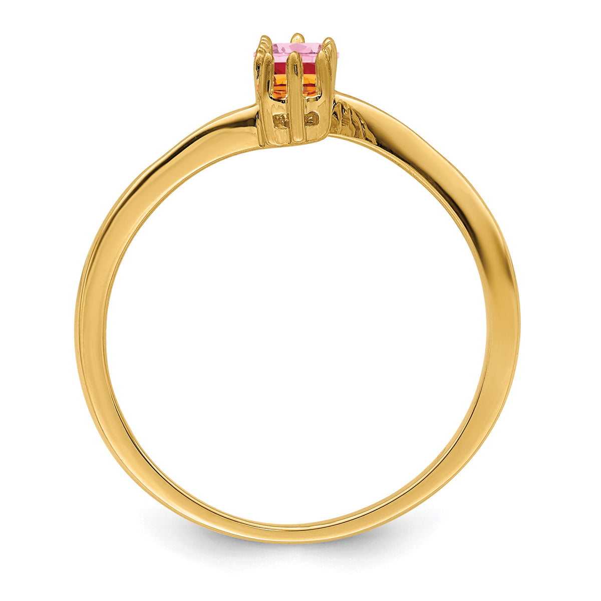 14k Polished 3-Stone Mothers Ring Mounting-XMR15/3
