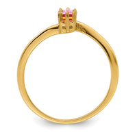 14k Polished 3-Stone Mothers Ring Mounting-XMR15/3
