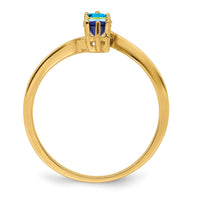 14k Polished 4-Stone Mothers Ring Mounting-XMR15/4