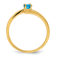 14k Polished 1-Stone Mothers Ring Mounting-XMR16/1