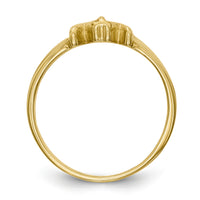14k Polished 1-Stone Mothers Ring Mounting-XMR17/1