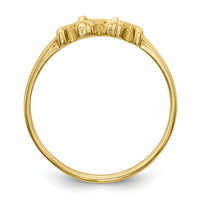 14k Polished 2-Stone Mothers Ring Mounting-XMR17/2
