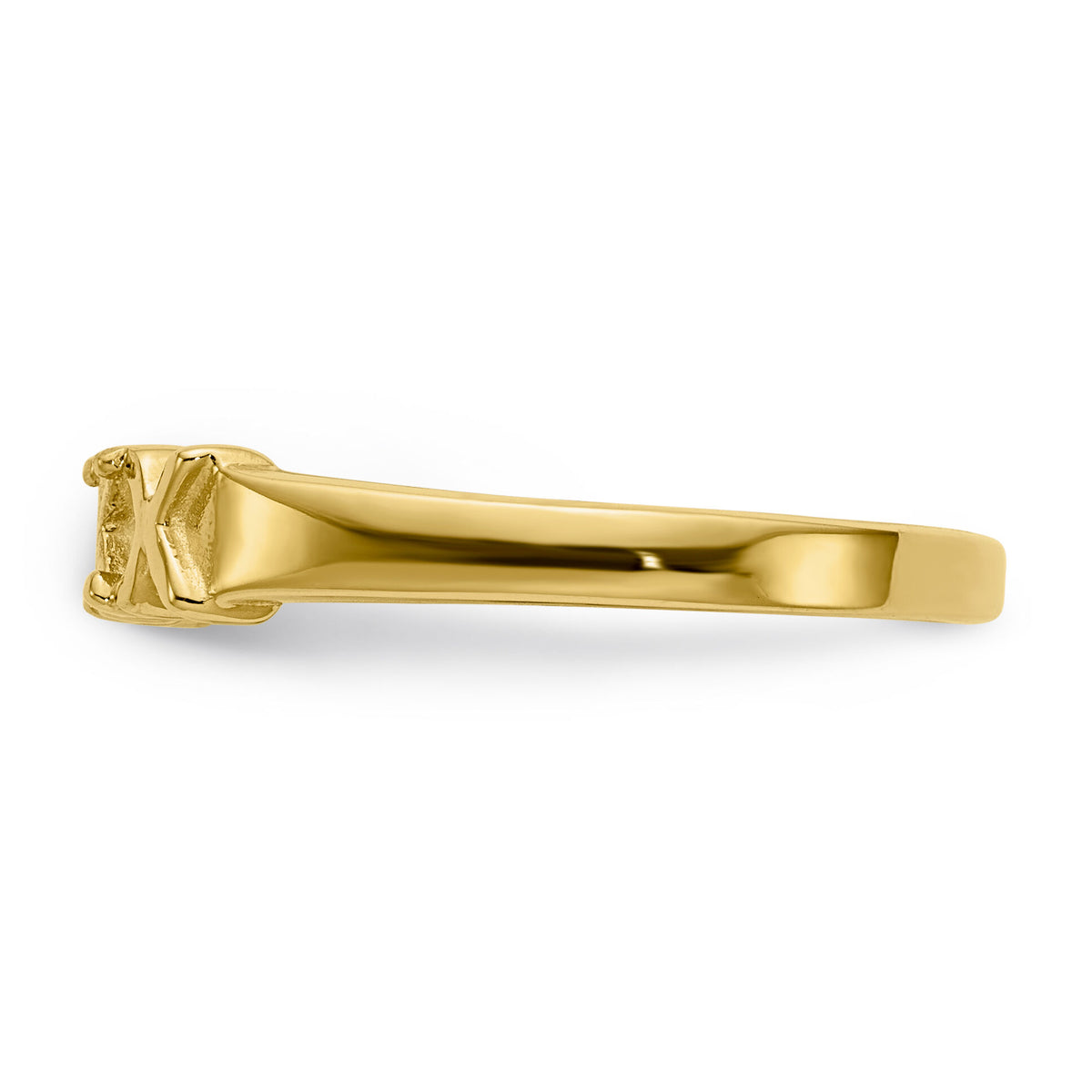14k Polished 2-Stone Mothers Ring Mounting-XMR17/2