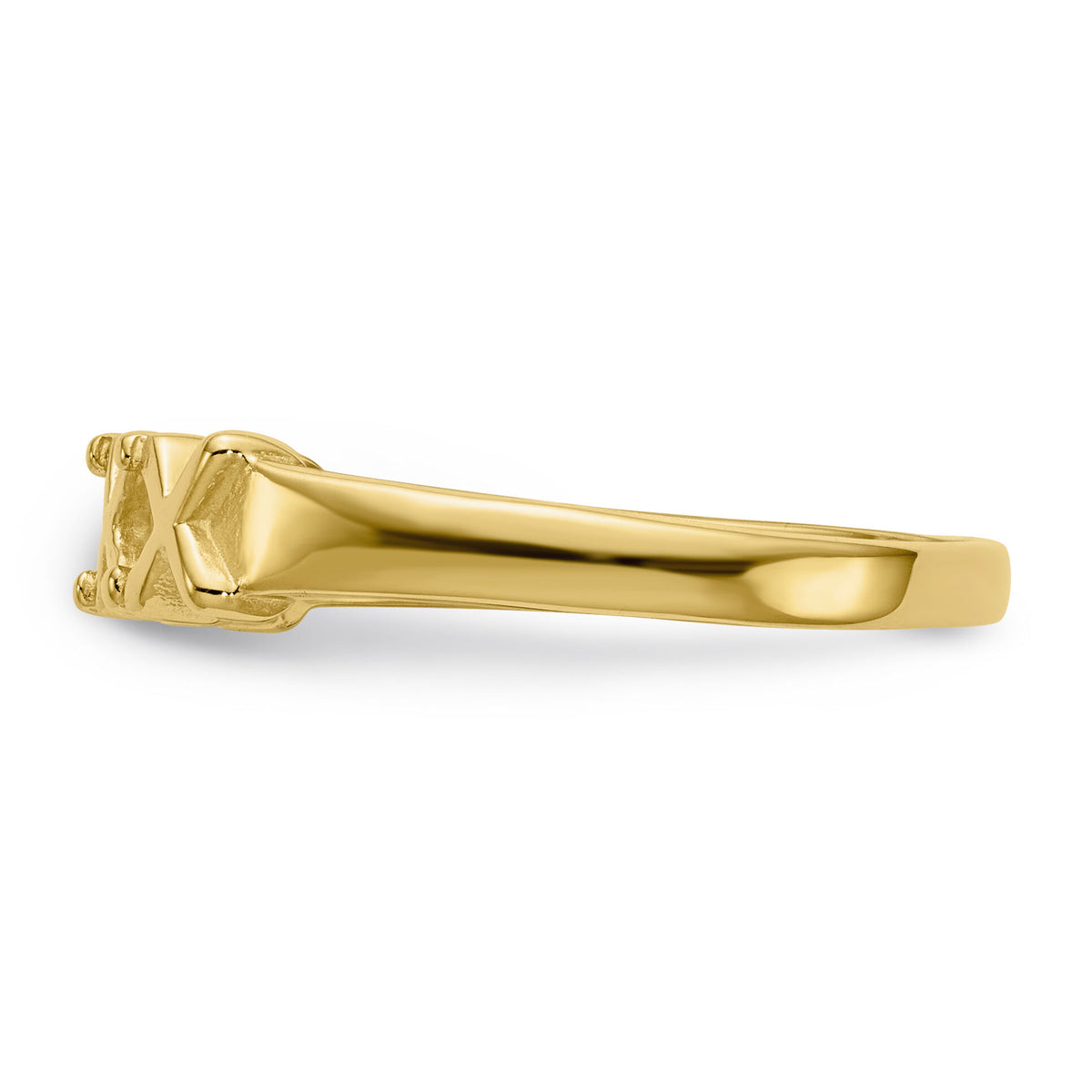 14k Polished 3-Stone Mothers Ring Mounting-XMR17/3