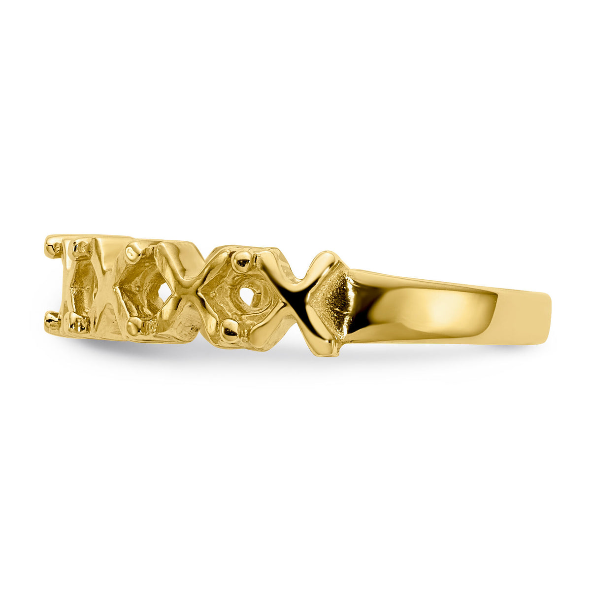 14k Polished 7-Stone Mothers Ring Mounting-XMR17/7