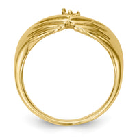 14k 1 Stone Family Ring Mounting-XMR51/1