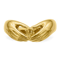 14k 1 Stone Family Ring Mounting-XMR51/1
