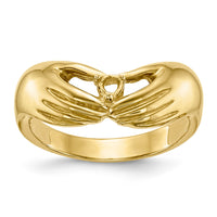 14k 1 Stone Family Ring Mounting-XMR51/1