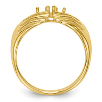 14k 2 Stone Family Ring Mounting-XMR51/2