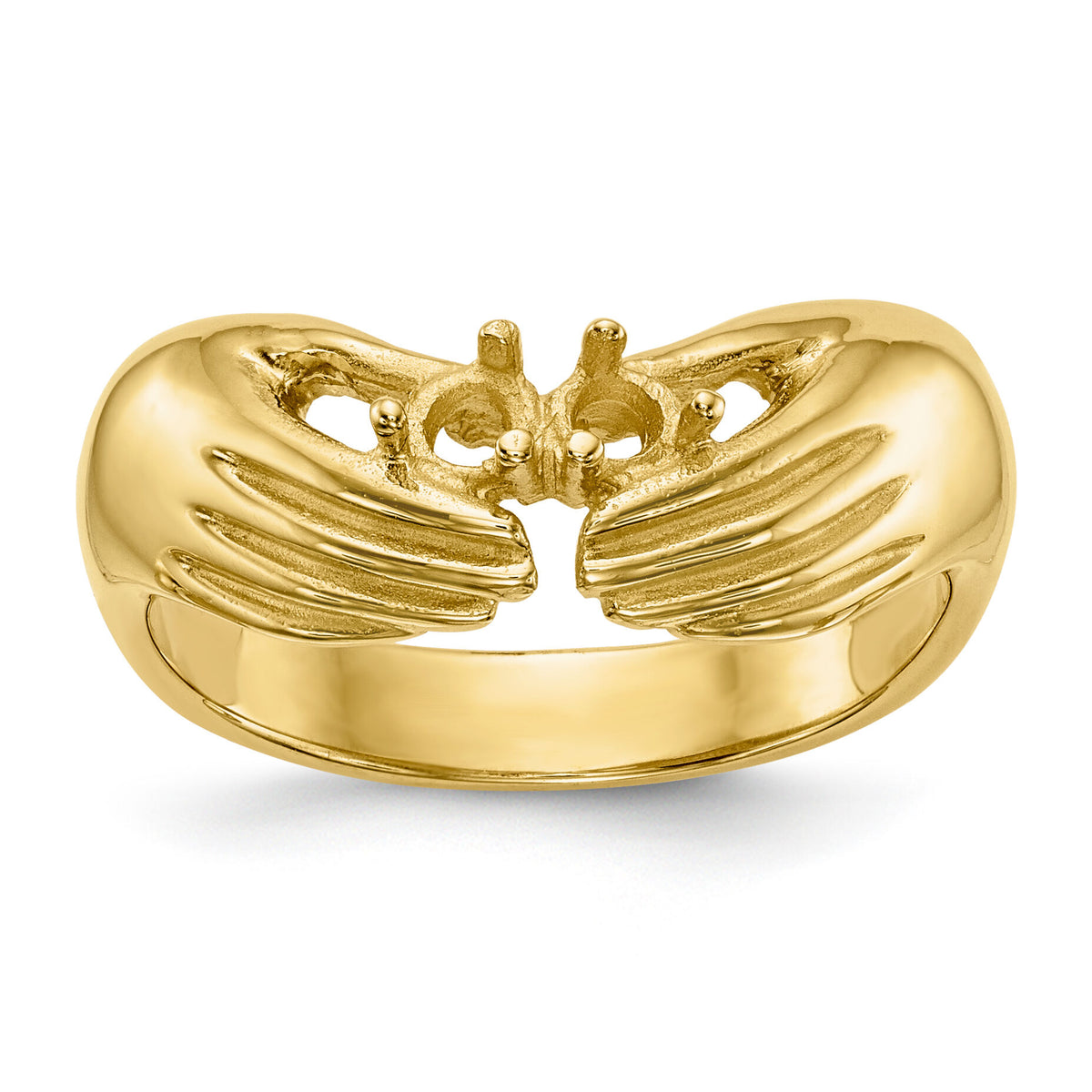 14k 2 Stone Family Ring Mounting-XMR51/2