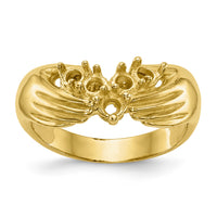 14k 5 Stone Family Ring Mounting-XMR51/5