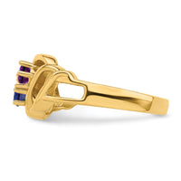 14k Polished 2-Stone Mothers Ring Mounting-XMR5/2