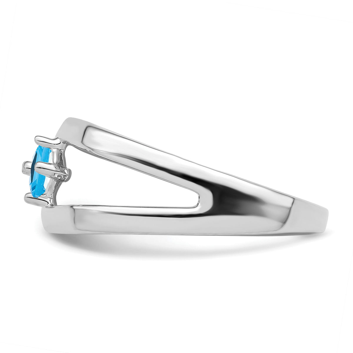 14k White Gold Family Jewelry Ring Mounting-XMR63/2W