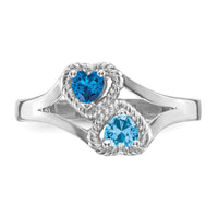 14k White Gold Family Jewelry Ring Mounting-XMR64/2W
