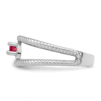 14k White Gold Family Jewelry Ring Mounting-XMR65/1W