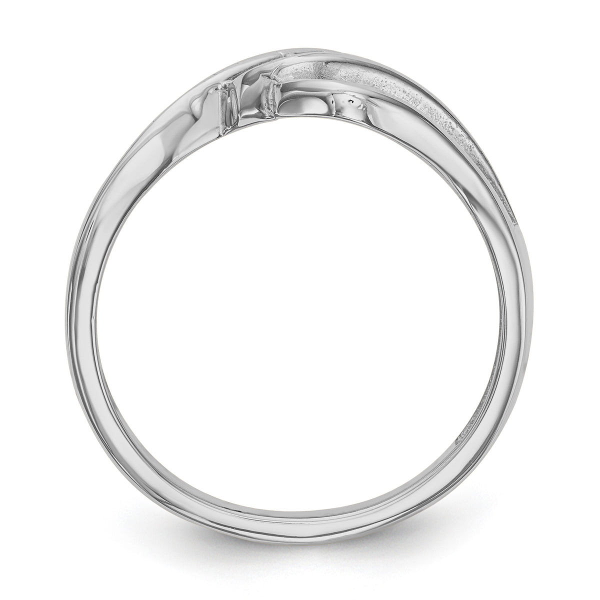 14k White Gold Family Jewelry Ring Mounting-XMR66/1W