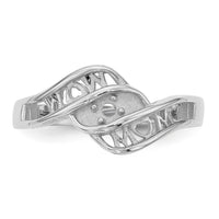 14k White Gold Family Jewelry Ring Mounting-XMR66/1W