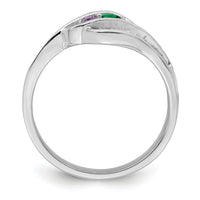 14k White Gold Family Jewelry Ring Mounting-XMR66/2W